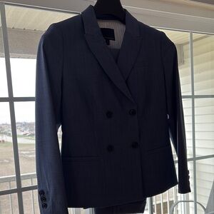 Women’s Double-Breasted Navy Blazer suit with pants